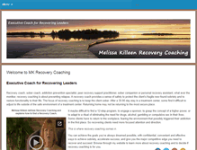 Tablet Screenshot of mkrecoverycoaching.com